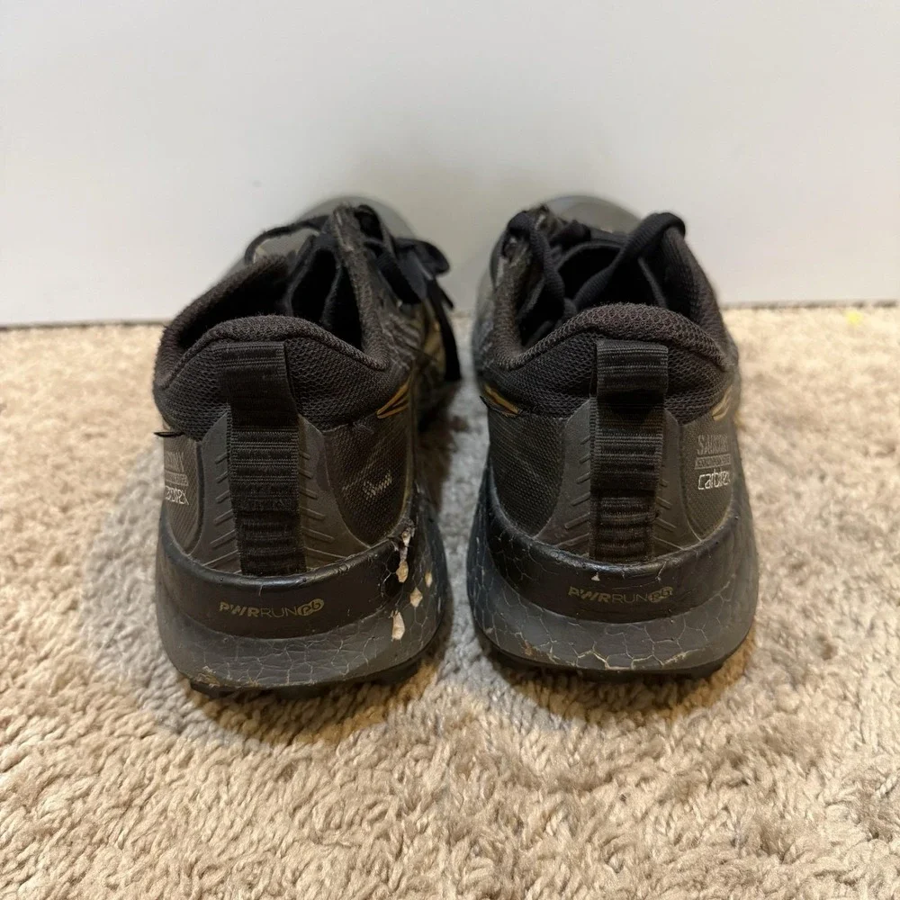 Saucony Endorphin Edge Shoes Womens Sz 9 Black Trail Running Sneakers S10773-10